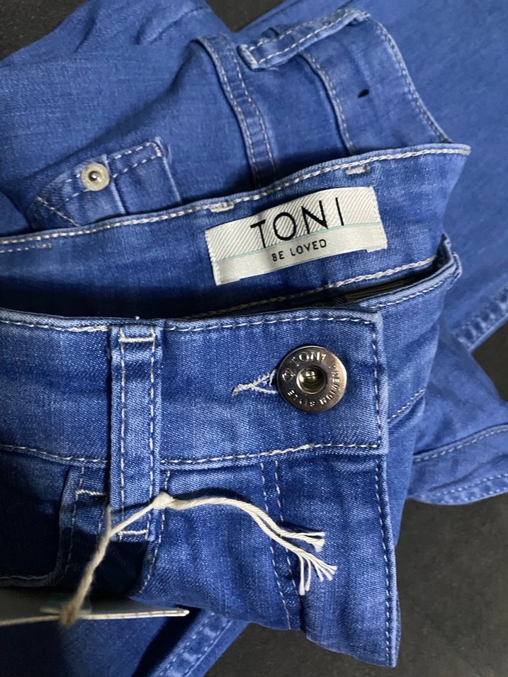 Kadın Mavi Midi Denim Jean - Görsel 4