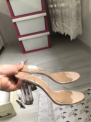 Diğer Şeffaf topuklu ayakkabı