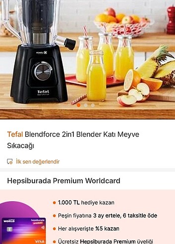 Tefal Tefal katı meyve sıkacağı 