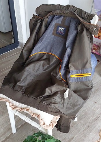 Haki Kemerli Erkek Ceket - Görsel 2