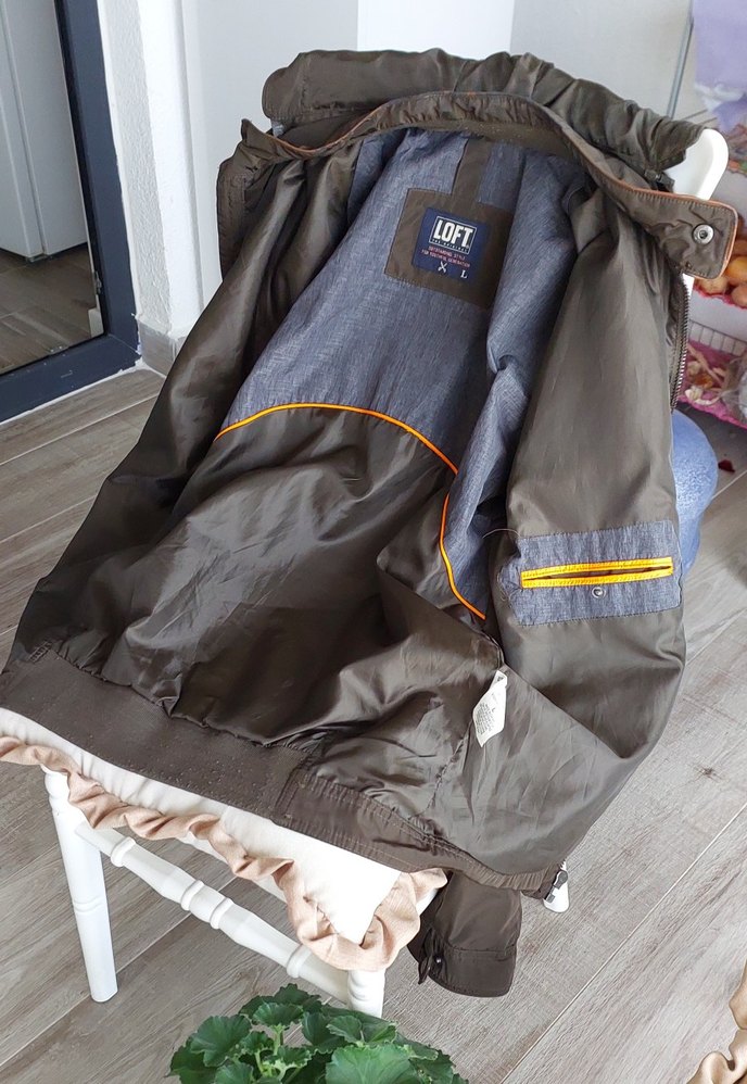 Haki Kemerli Erkek Ceket - Görsel 2