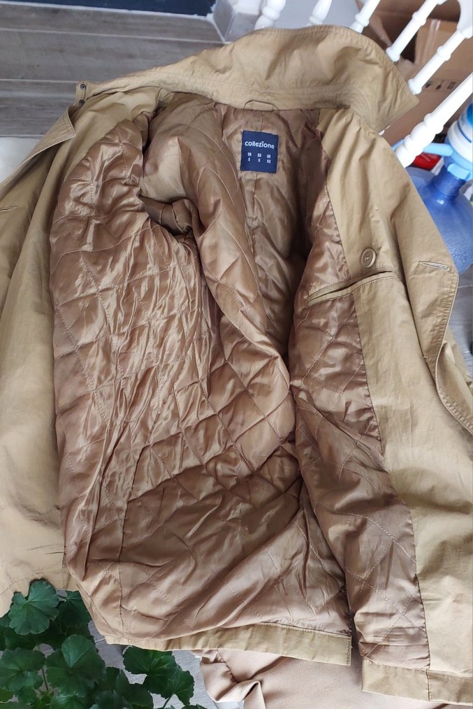 Bej Kemerli Midi Erkek Trençkot - Görsel 2