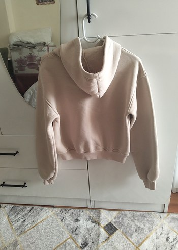 Bej Kadın Sweatshirt - Görsel 2