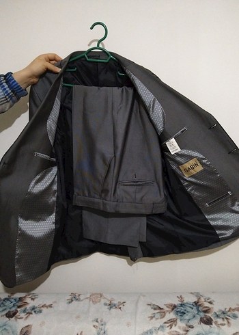 Gri Erkek Takım Elbise - Görsel 2