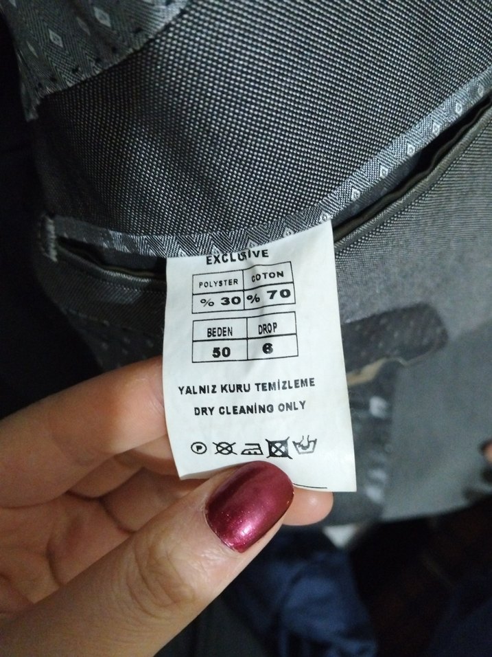 Gri Erkek Takım Elbise - Görsel 3