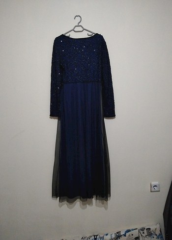 Lacivert Abiye Elbise - Görsel 2