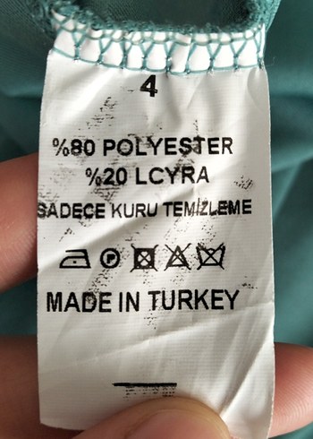 xl Beden turkuaz Renk Turkuaz Uzun Tunik