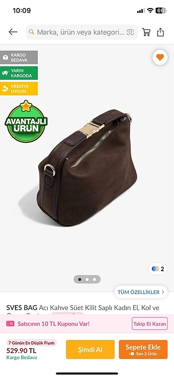 Süet çanta