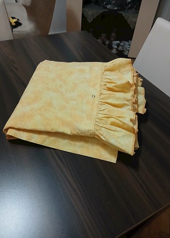 Sarı Batik Desenli Yorgan Kılıfı Çift Kişilik - Görsel 2