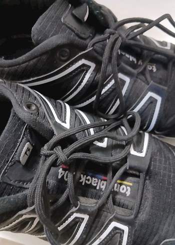 Erkek Siyah Spor Ayakkabı Velcro Detaylı - Görsel 2