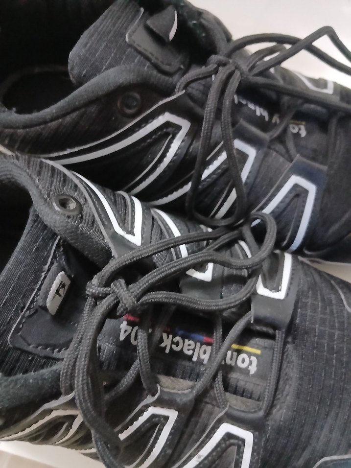 Erkek Siyah Spor Ayakkabı Velcro Detaylı - Görsel 2