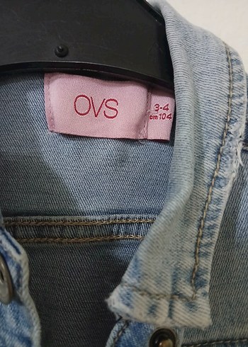 Kızlar için Düğmeli Jean Yelek - Görsel 2