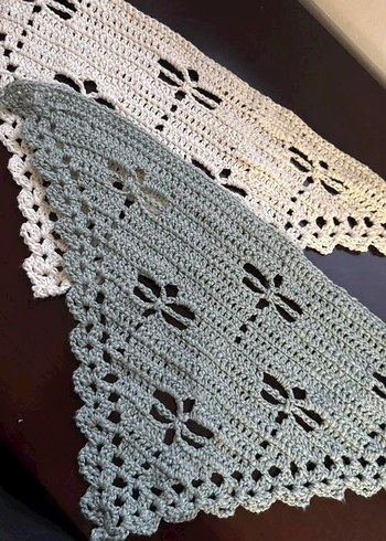 Renkli Dantel Detaylı Örgü Saç Bandı - Görsel 3