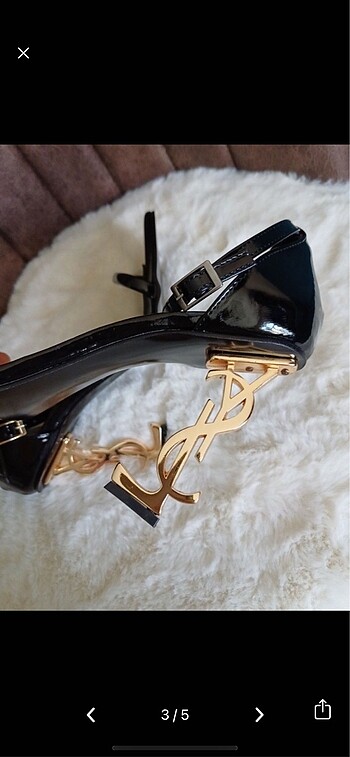 40 Beden Ysl topuklu ayakkabı