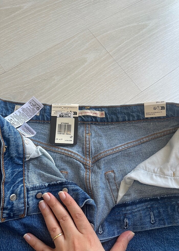 Levis Ribcage Jean - Görsel 4