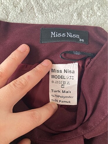 36 Beden bordo Renk Uzun etek