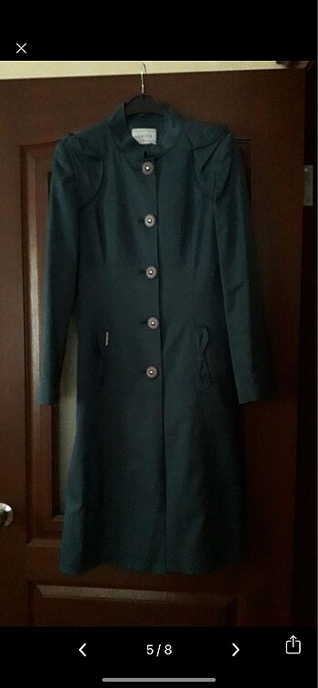 l Beden turkuaz Renk #kap #pardesü #ceket #blazer #mont #kaban #trençkot #yelek #elbi