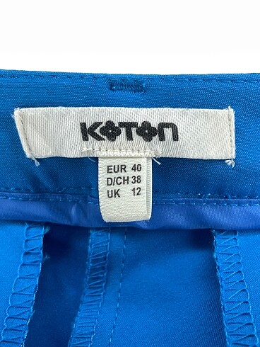 40 Beden mavi Renk Koton Kumaş Pantolon %70 İndirimli.
