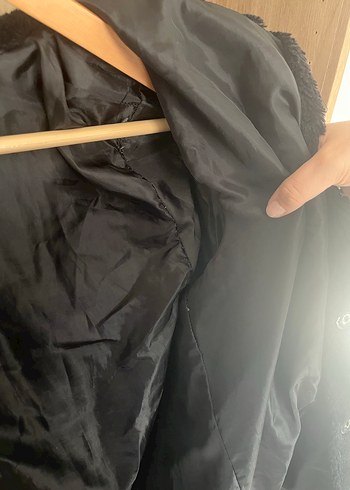 Siyah Uzun Kollu Kürk - Görsel 5