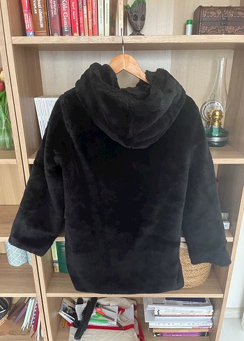 Siyah Uzun Kollu Kürk - Görsel 2