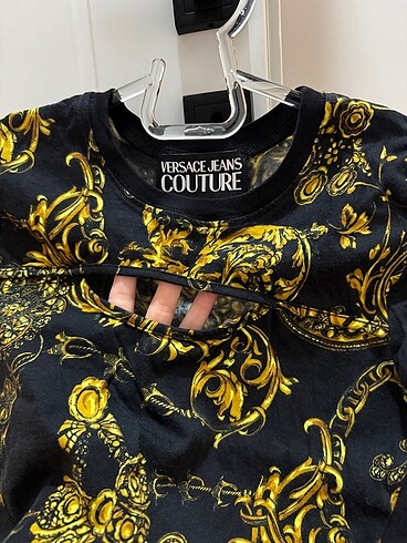 Versace Versace Crop Tshirt 0 Orjinal