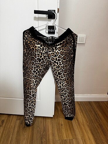JUICY COUTURE Kadife kumaş Leopar Eşofman Altı