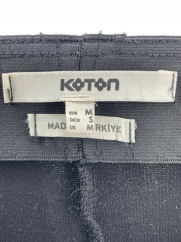 m Beden siyah Renk Koton Kumaş Pantolon %70 İndirimli.