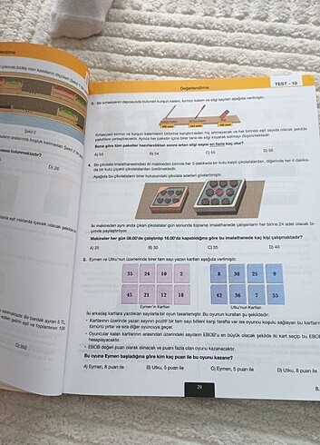 8.sınıf matematik test kitabi - Görsel 6