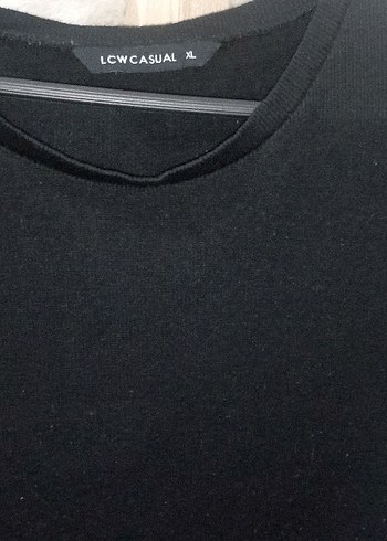 Siyah Yüksek Yakalı Midi Elbise - Görsel 2