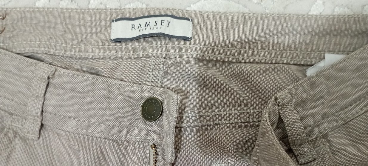 Ramsey marka. Bej Regular Fit  Erkek Pantolon - Görsel 3