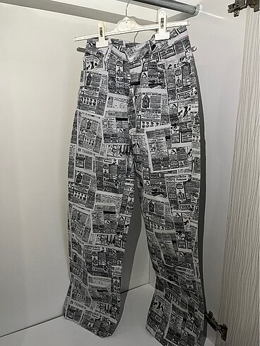 GAZETE DESEN PANTOLON