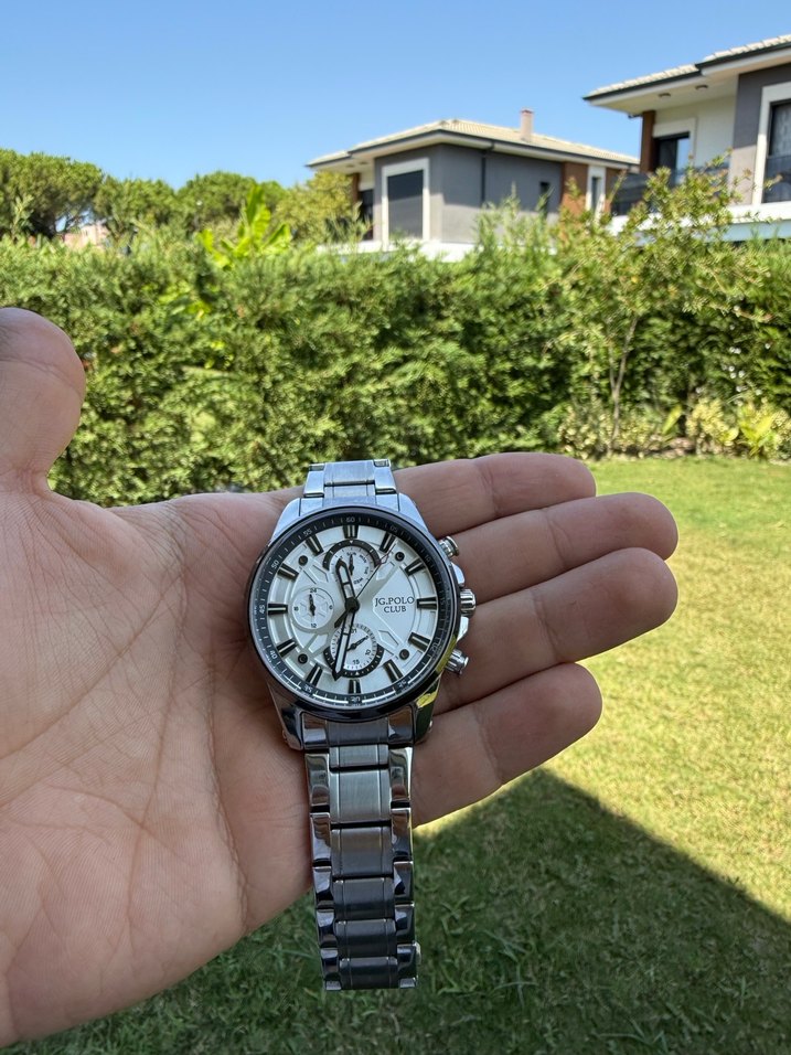 Jg Polo Club beyaz saat - Görsel 2