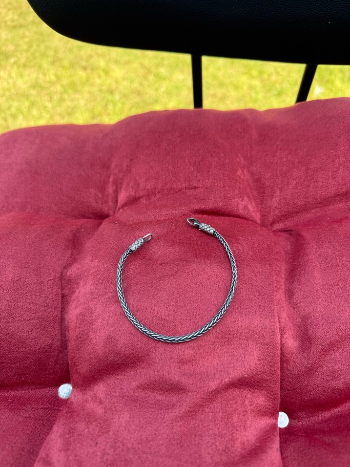 Orijinal Şık Gümüş Bileklik - Görsel 2