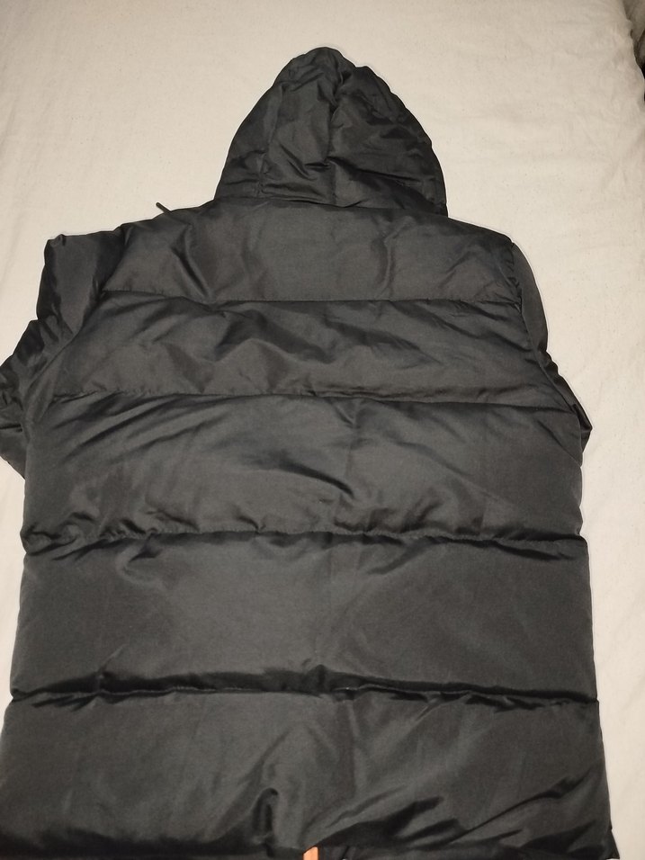 Siyah Kapüşonlu Fermuarlı Erkek Mont - Görsel 3