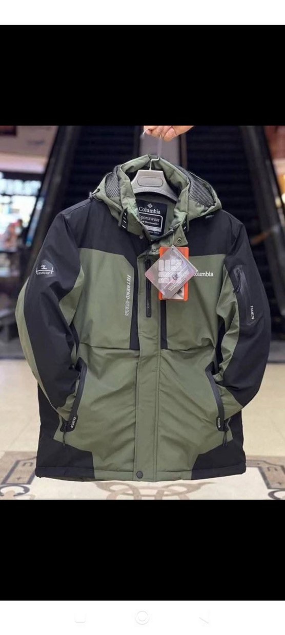 Kamuflaj Desenli Kapüşonlu Erkek Ceket - Görsel 5