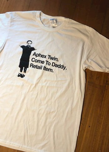 2K Aphex Twin Baskili Beyaz Tisort