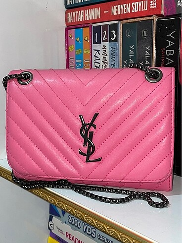 Pembe YSL Çanta
