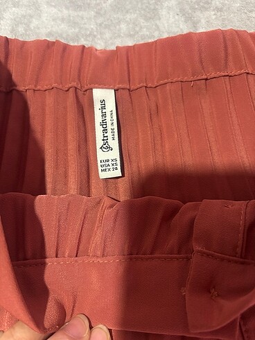 Stradivarius Stradivarius pileli etek