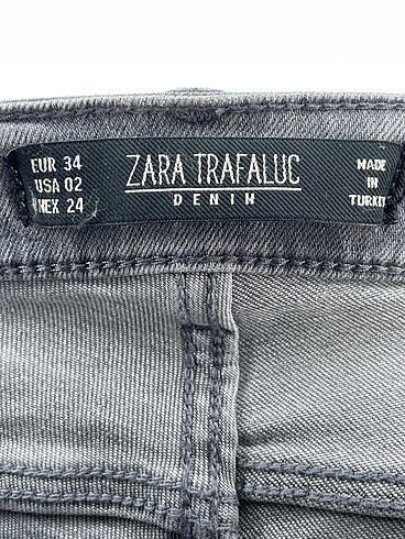 34 Beden gri Renk Zara Jean / Kot %70 İndirimli.