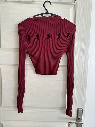 Delik dekolteli bluz - Görsel 4