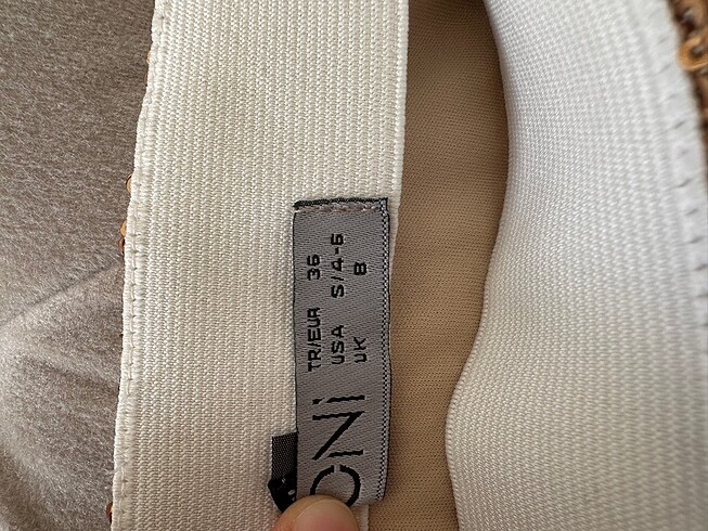 Gold payetli etek - Görsel 5