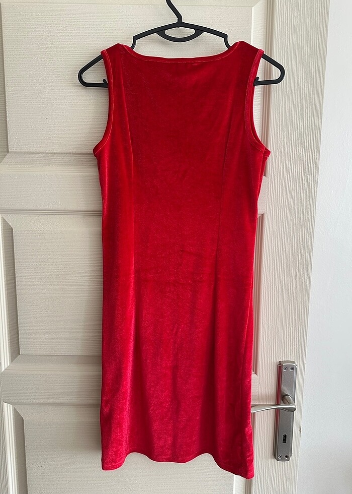 Kadife elbise - Görsel 2