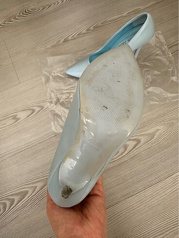 37 Beden mavi Renk Bebe mavisi stiletto