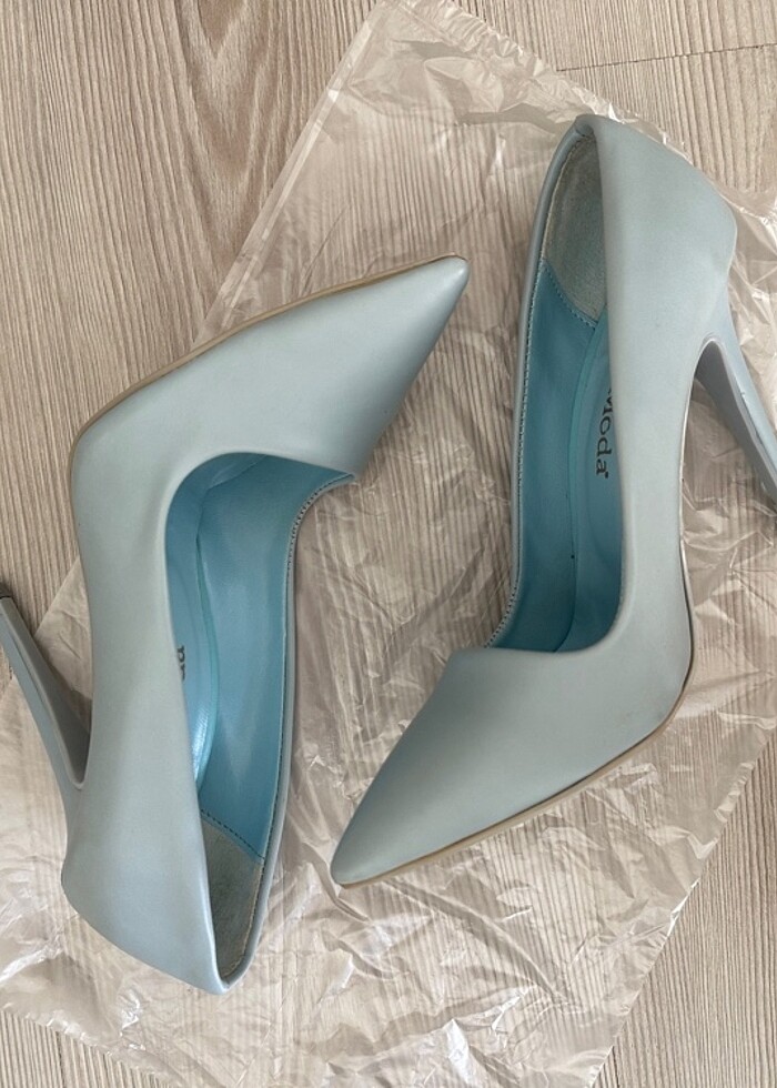 Bebe mavisi stiletto - Görsel 3
