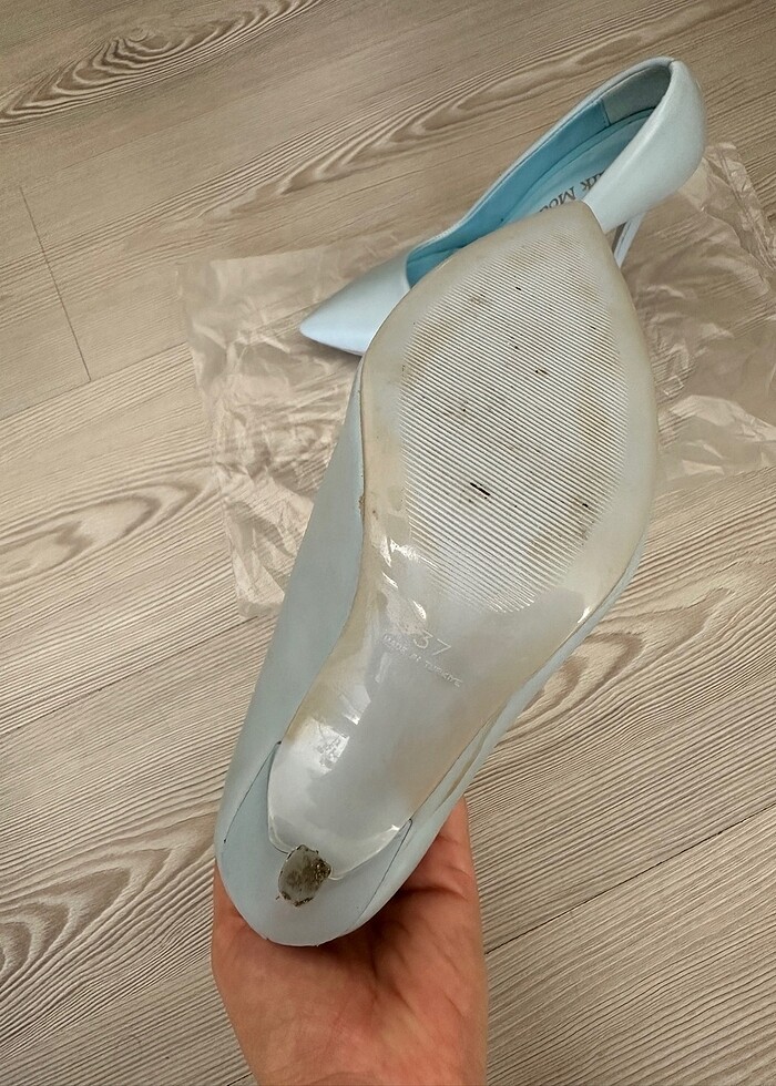 Bebe mavisi stiletto - Görsel 4