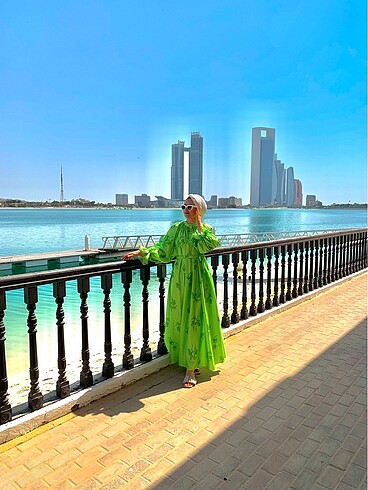 Saten elbise - Görsel 5