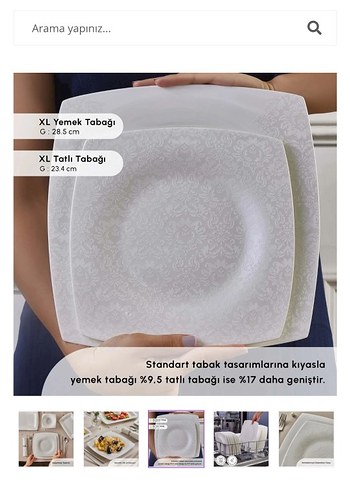 karaca fine pearl helen yemek takımı - Görsel 5