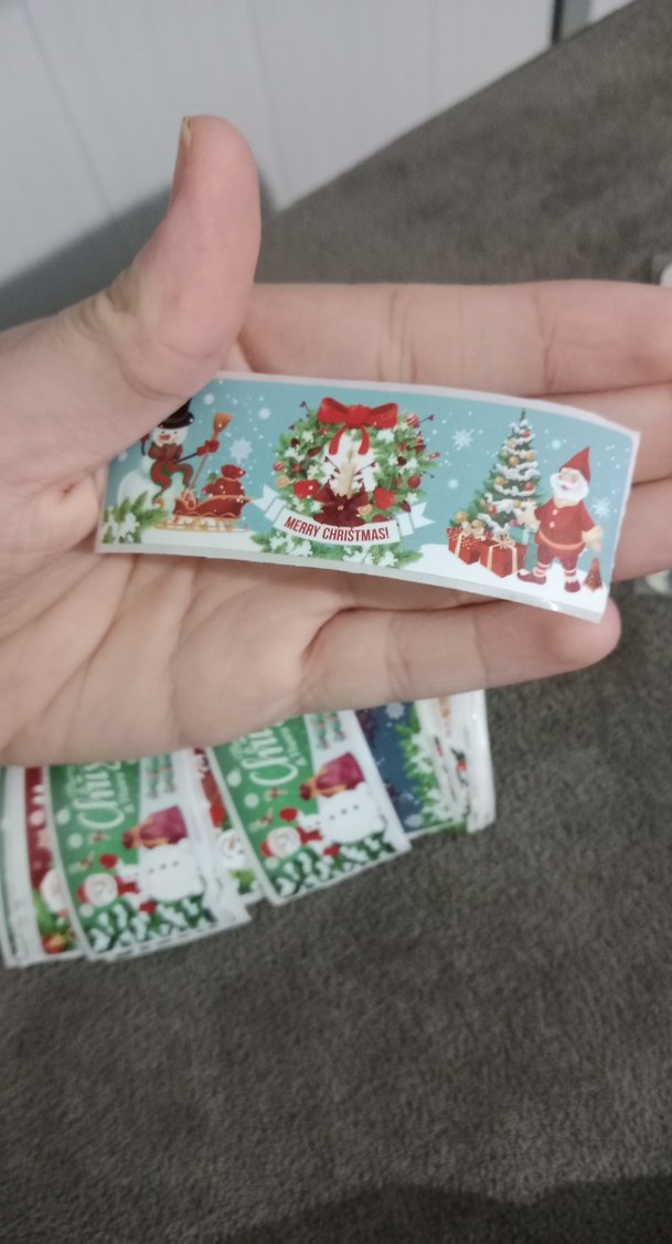 50 tane yılbaşı temalı sticker - Görsel 2