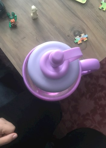 Mor Kulplu termos - Görsel 4