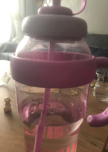 Mor Kulplu termos - Görsel 2